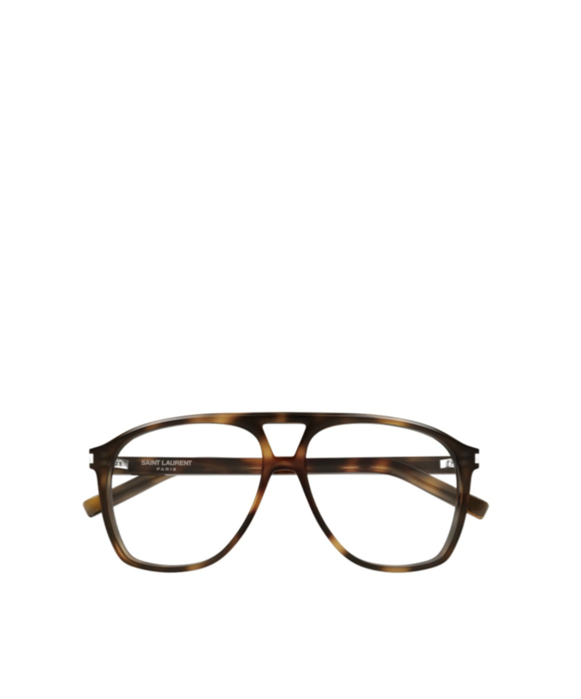 Saint Laurent Pilot-frame Glasses In Black