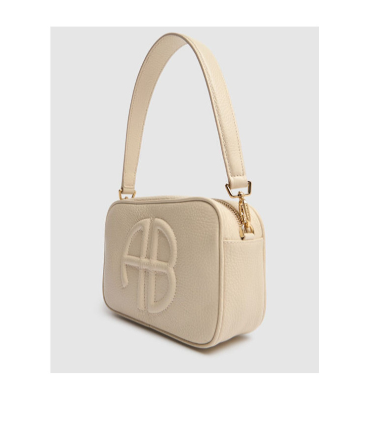 ANINE BING PATTERN SHOULDER BAG