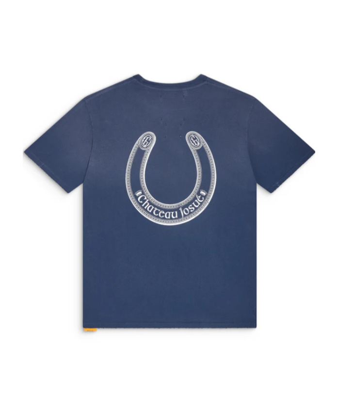 Gallery Dept. Chateau Ranch Distressed Printed Supima Cotton-jersey T-shirt