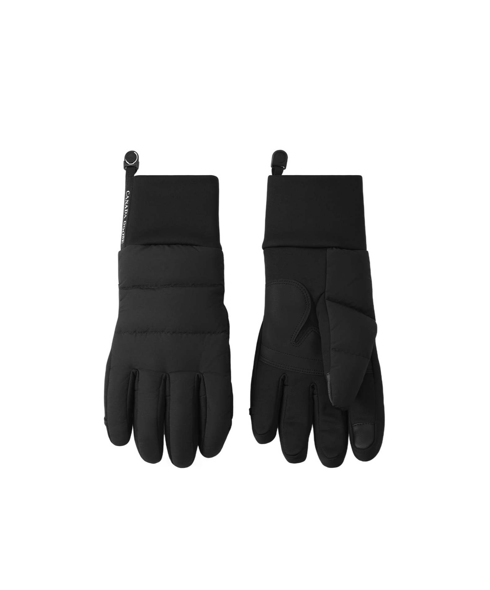 Canada Goose Insulated Gloves Featuring Elasticated Cuffs In Black