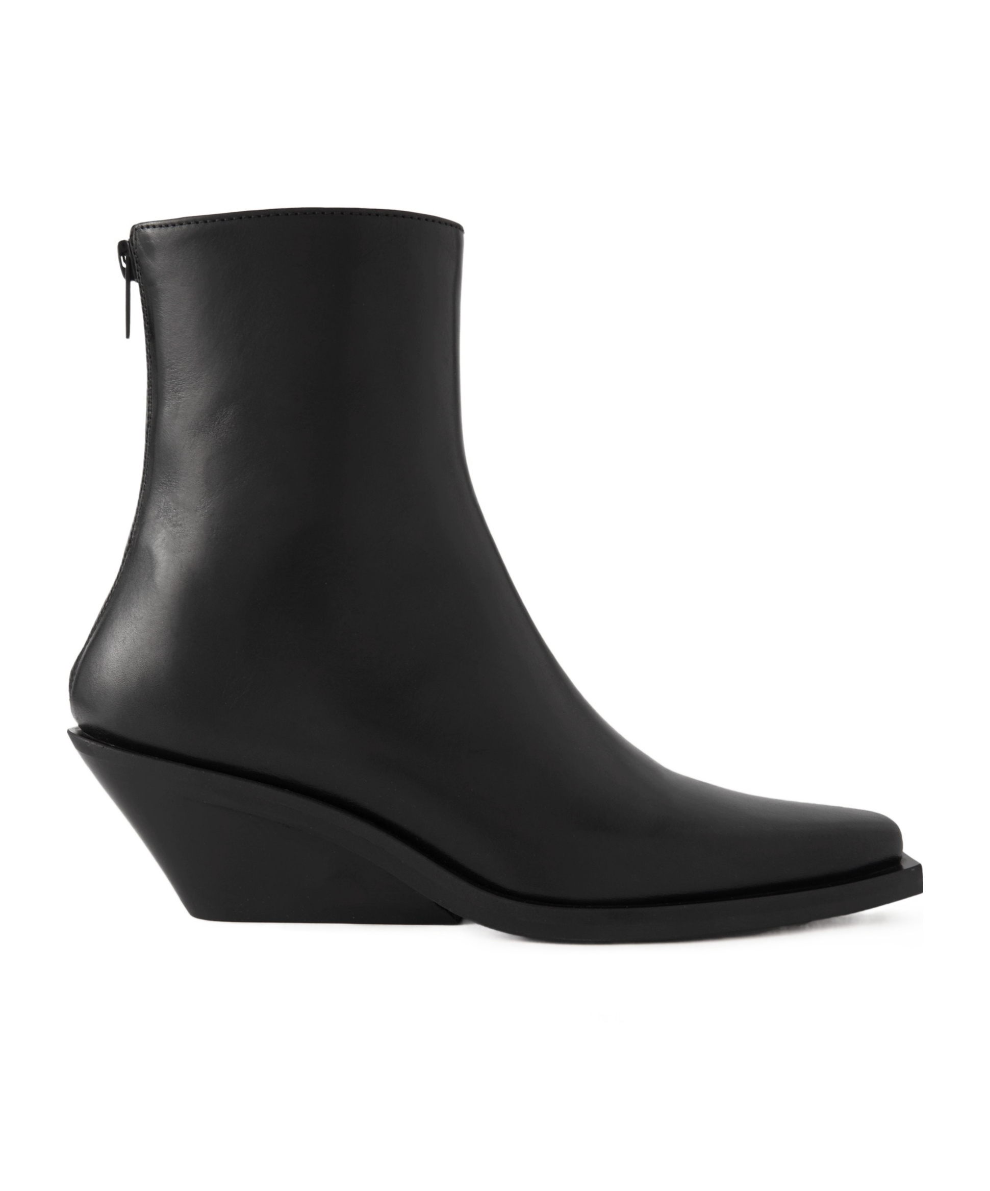 Ann Demeulemeester Zipper Boot In Black