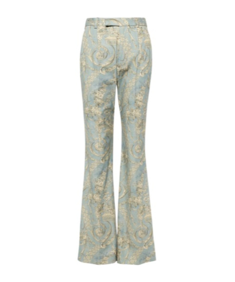 Vivienne Westwood Ray Printed High-rise Flared Pants In Brown