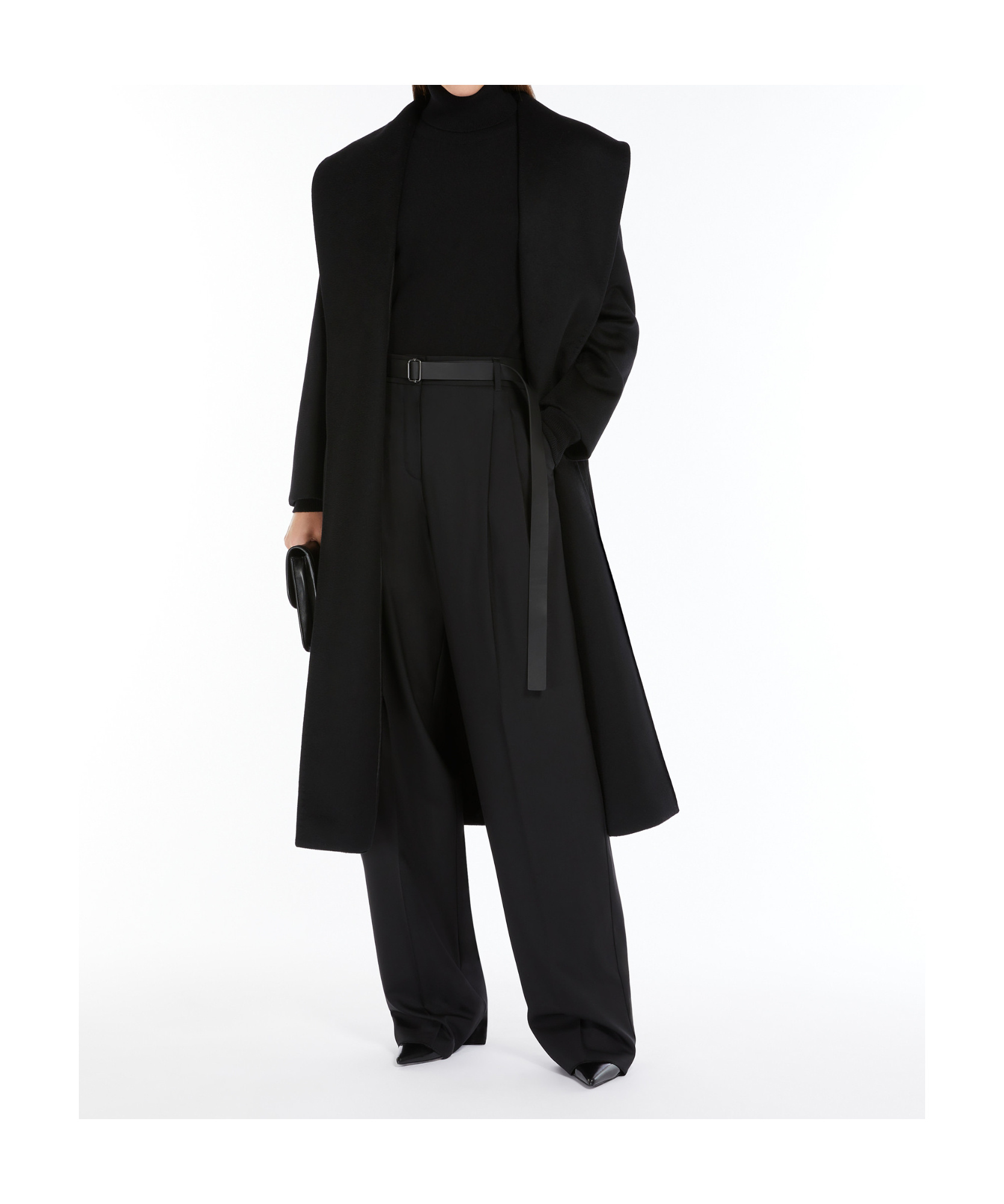Max Mara Wool Sweater In Black