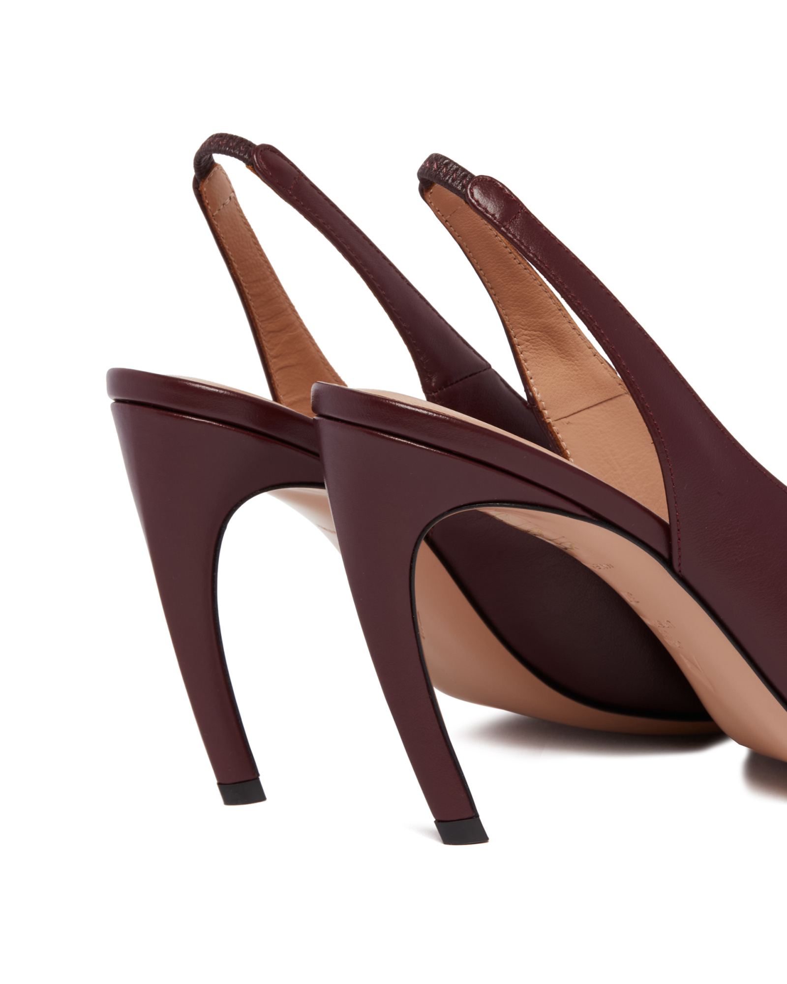 Attico Pointed High Heels In Red