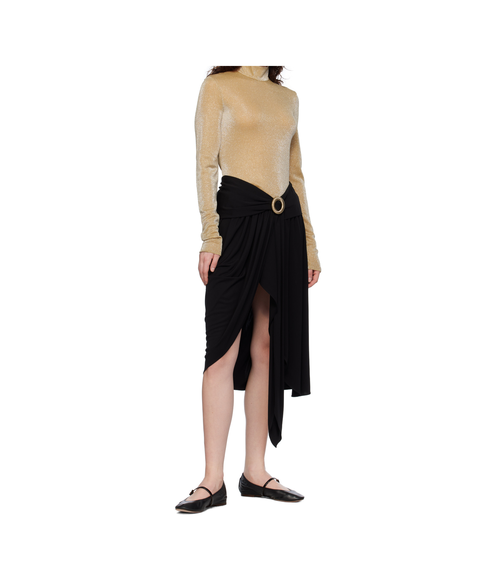 Lanvin Black Mary Jane Ballerina Flats In Black