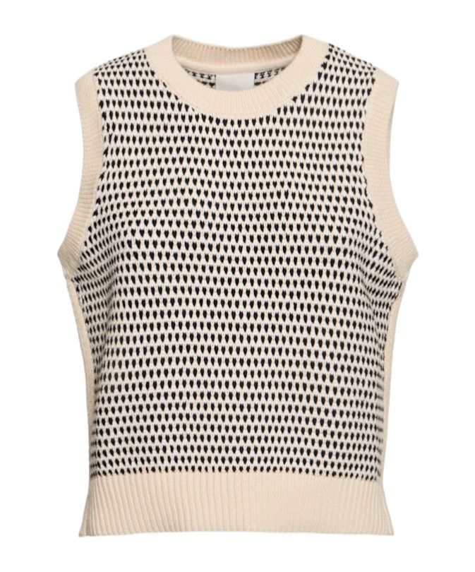 Varley Knowles Textured Knit Vest