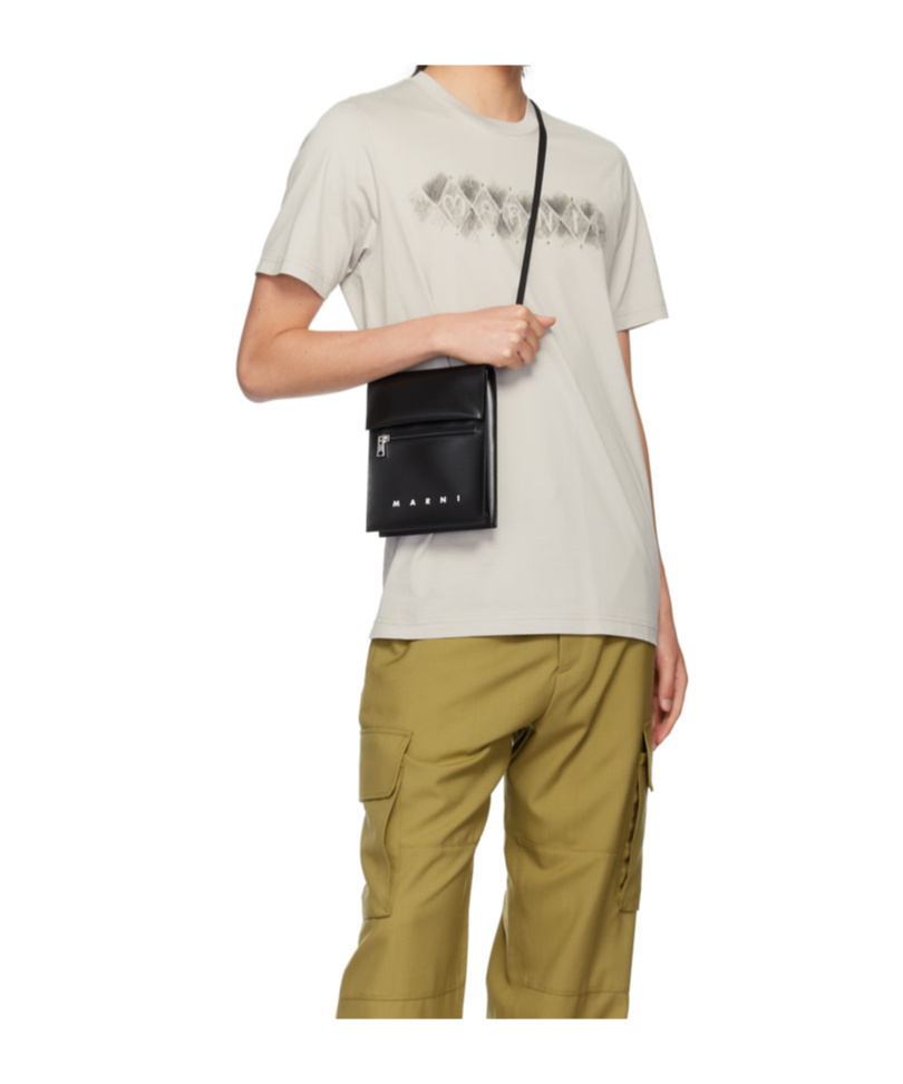 Shop Marni Diamond Printed T-shirt In White