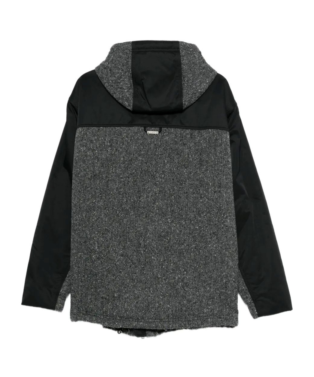 Iceberg Panelled Hooded Jacket In Black