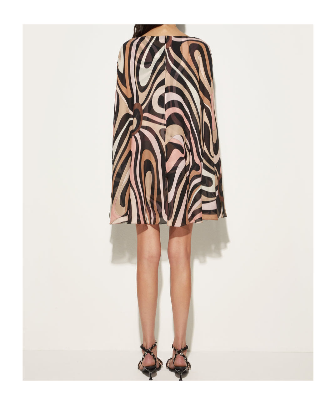 Emilio Pucci Marmo-print Silk Dress