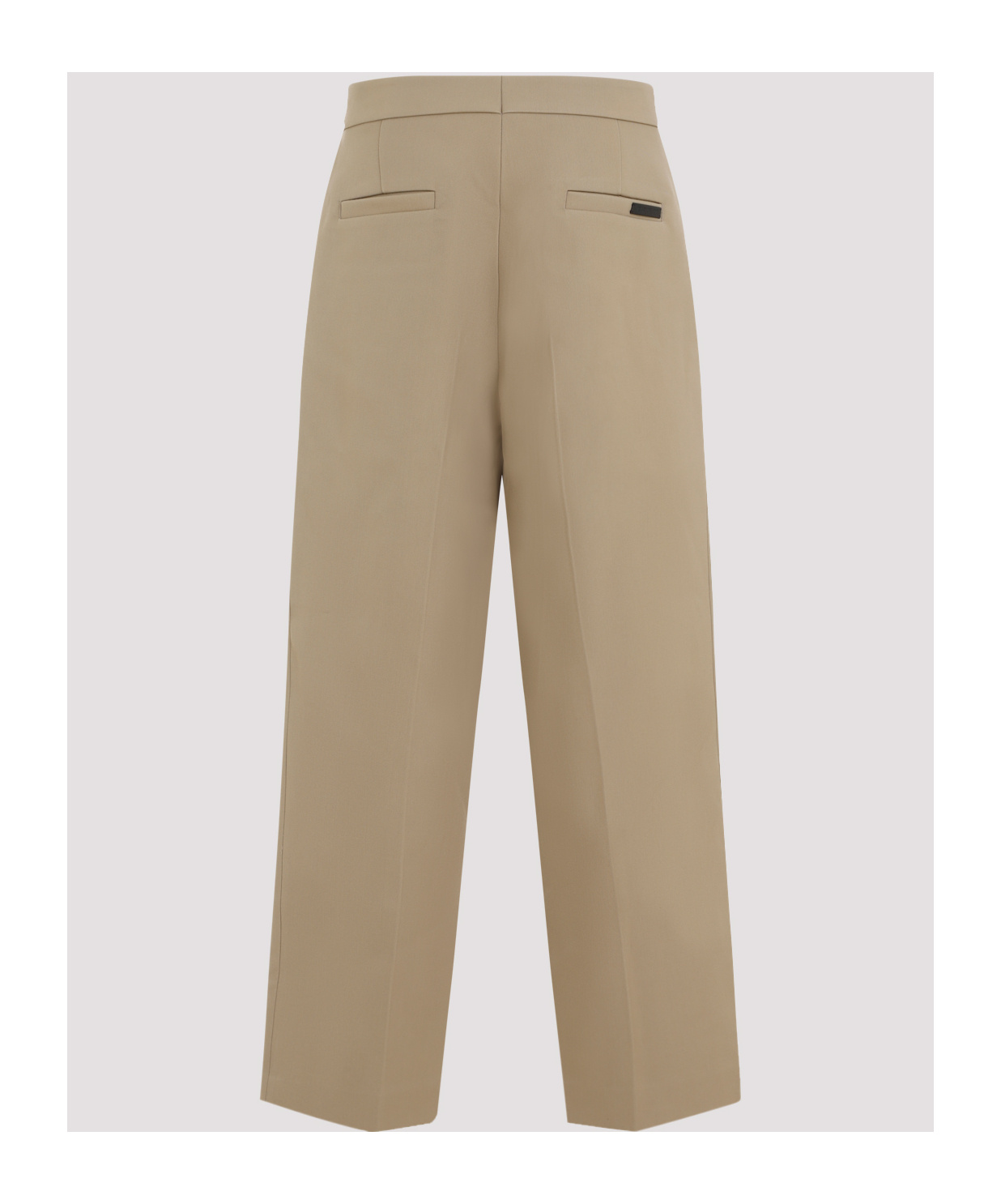 FEAR OF GOD LOGO-PATCH WOOL TROUSERS
