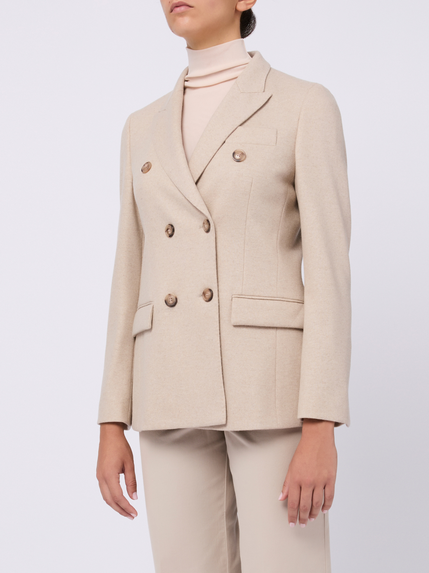 Seventy Long-sleeved Suit Coat In Nude