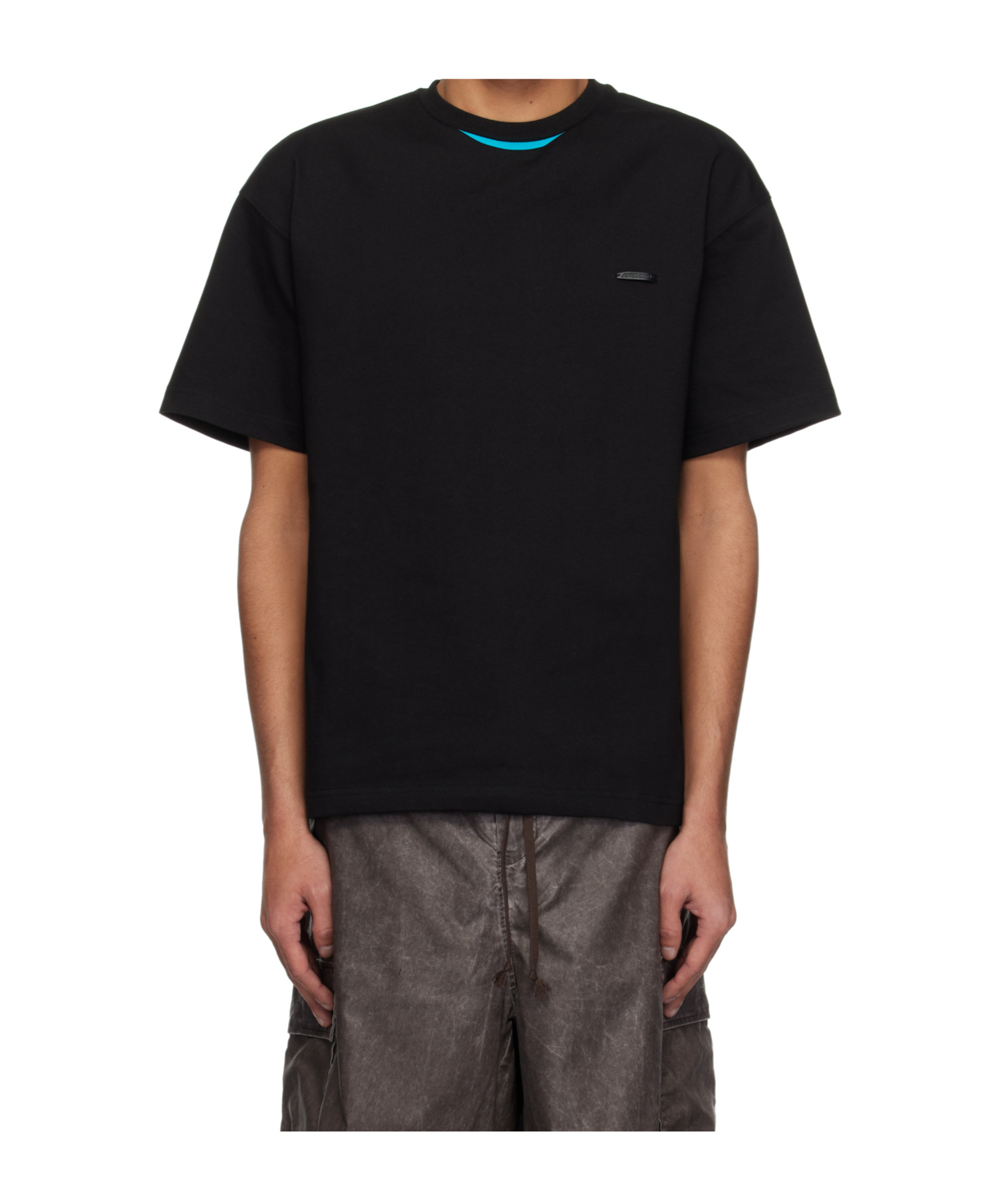 Ader Error Short-sleeved T-shirt In Black