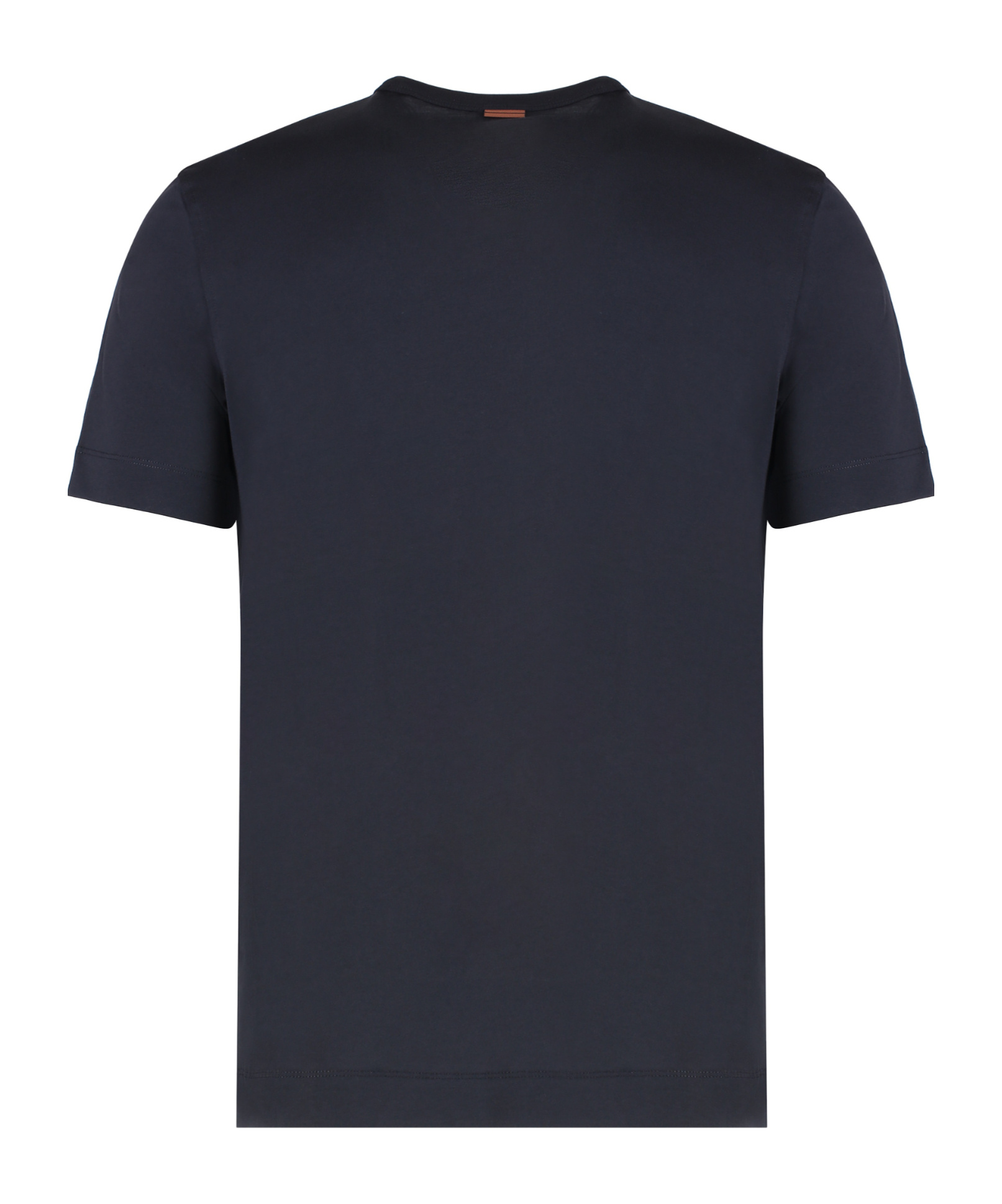 Zegna Crew-neck T-shirt In Cotton In Black