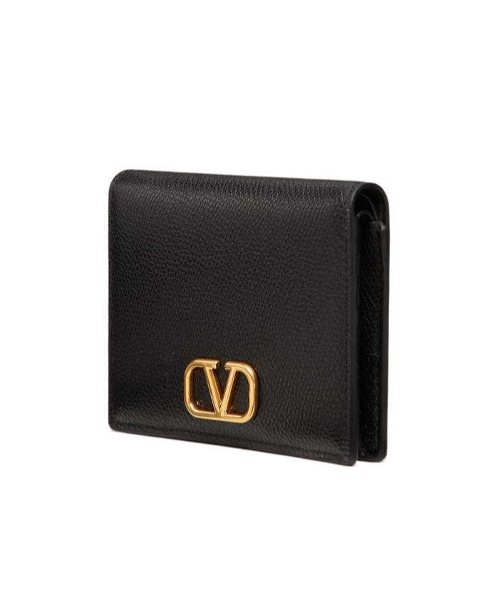 Valentino Vlogo Signature Bifold Wallet In Black