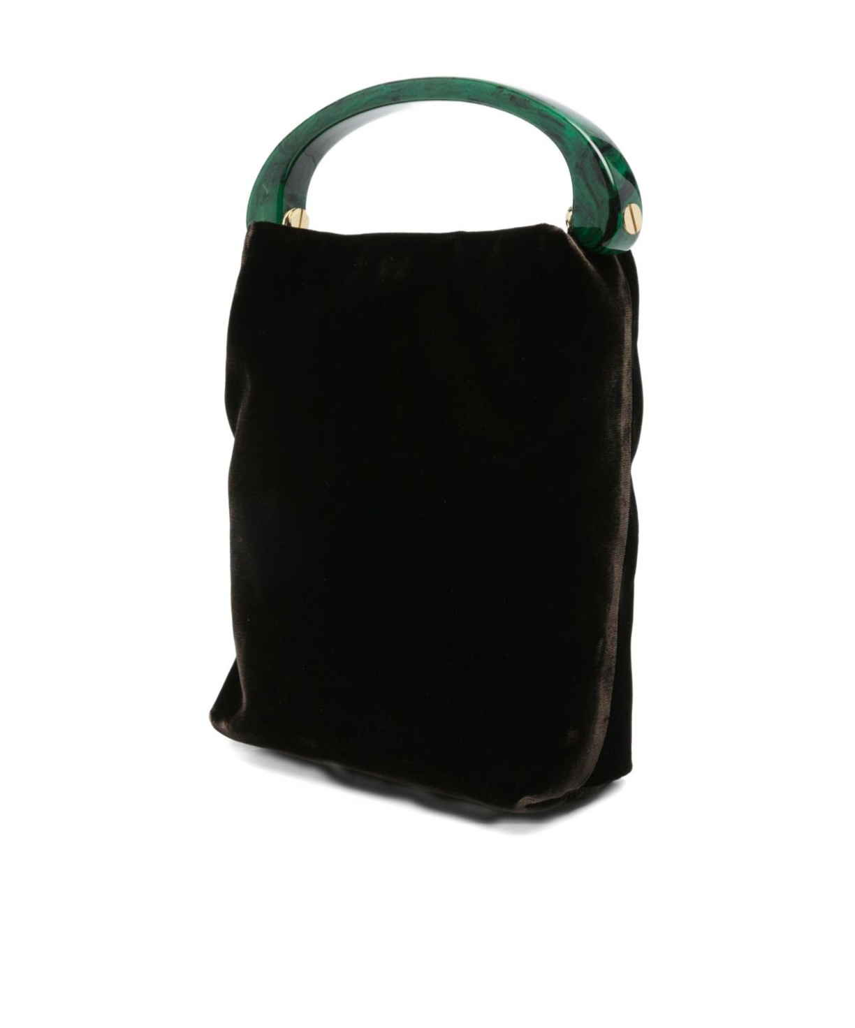 Dries Van Noten Top Handle Shoulder Bag In Black