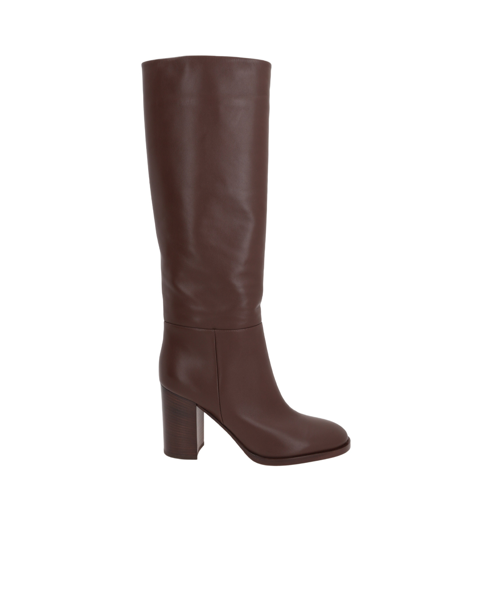 Gianvito Rossi Thick-heeled Boots In Brown