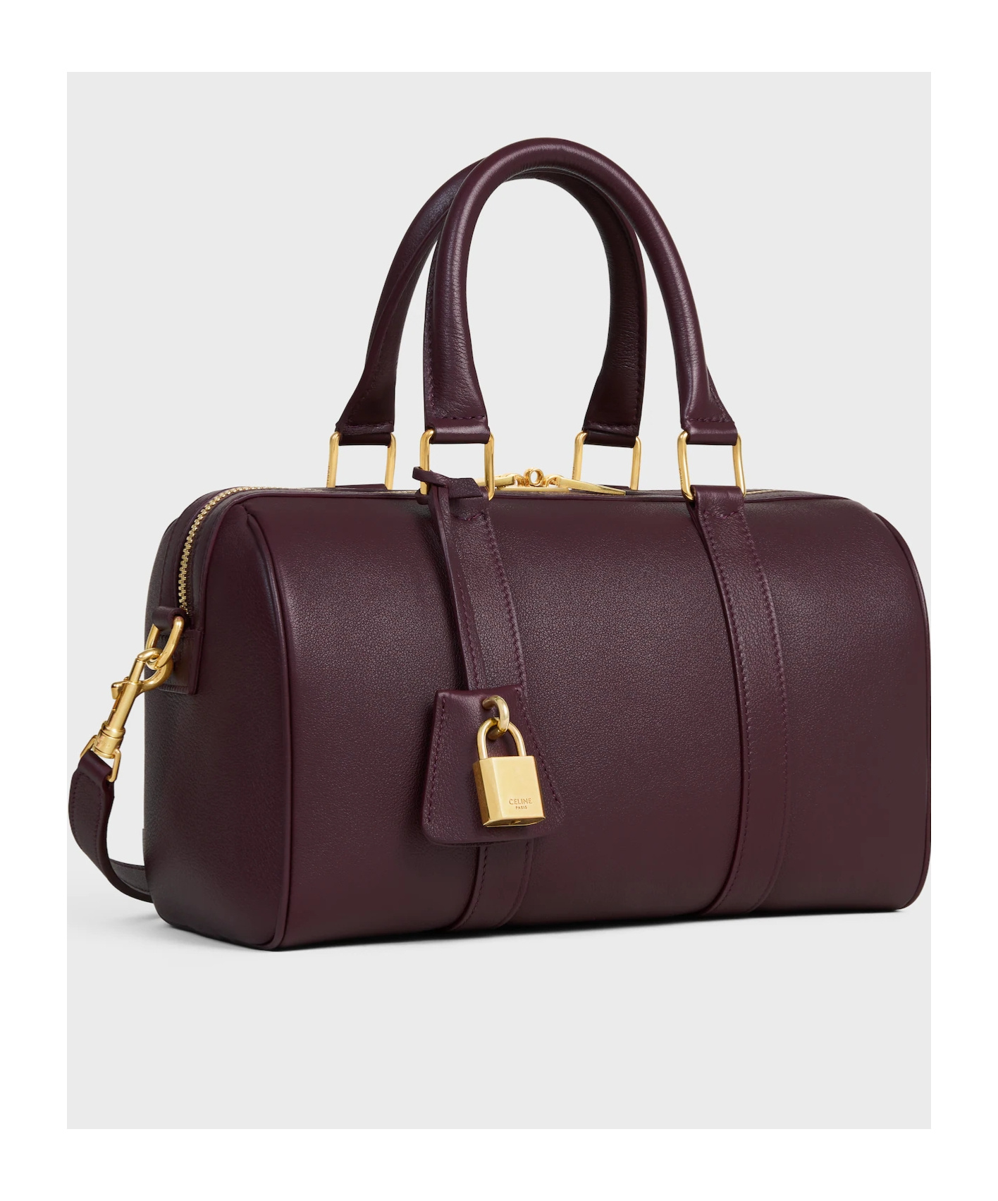 Celine Medium Boston In Supple Grained Calfskin
