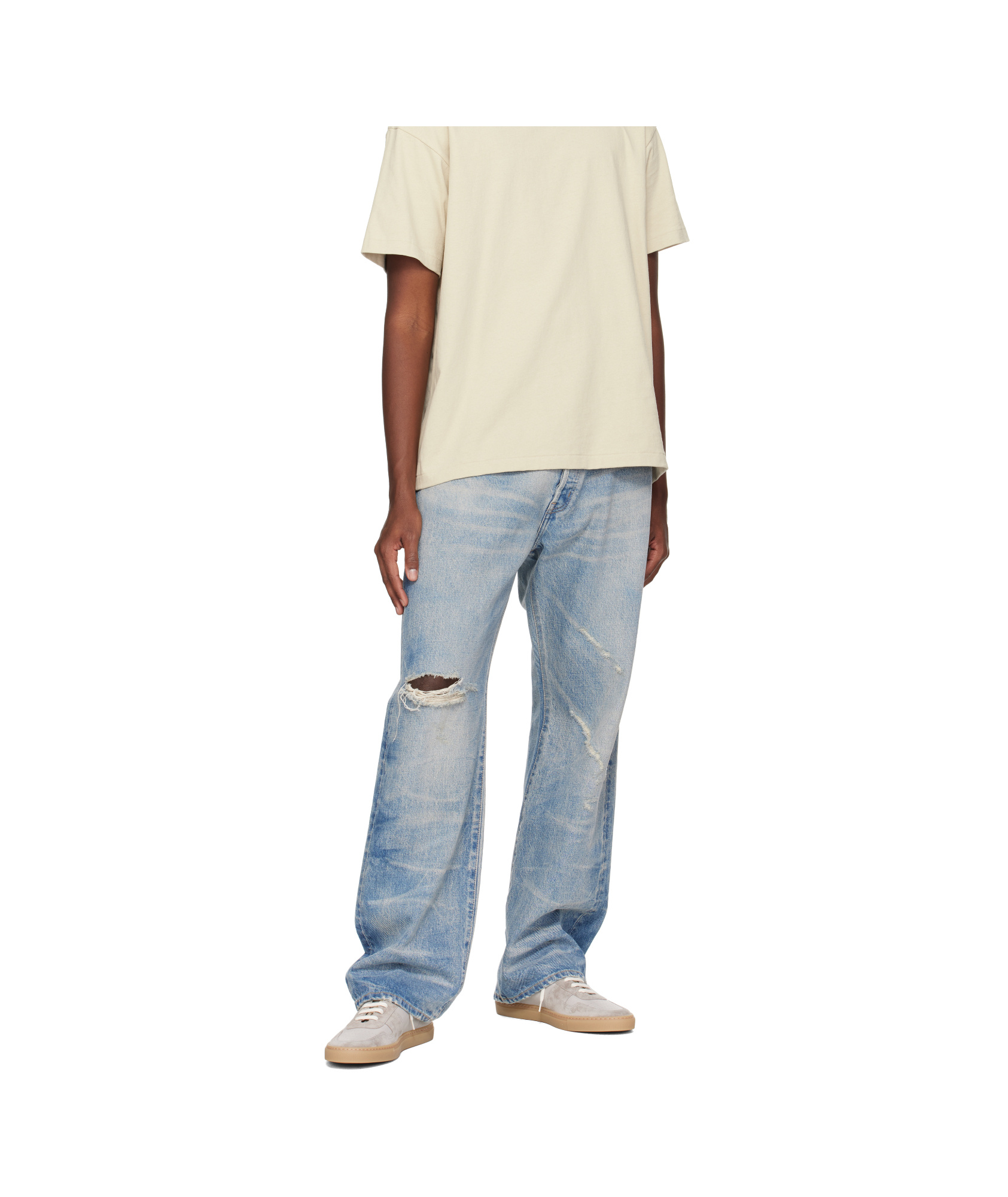 Common Projects Gray Bball Duo Slim Sneakers In Multicolor