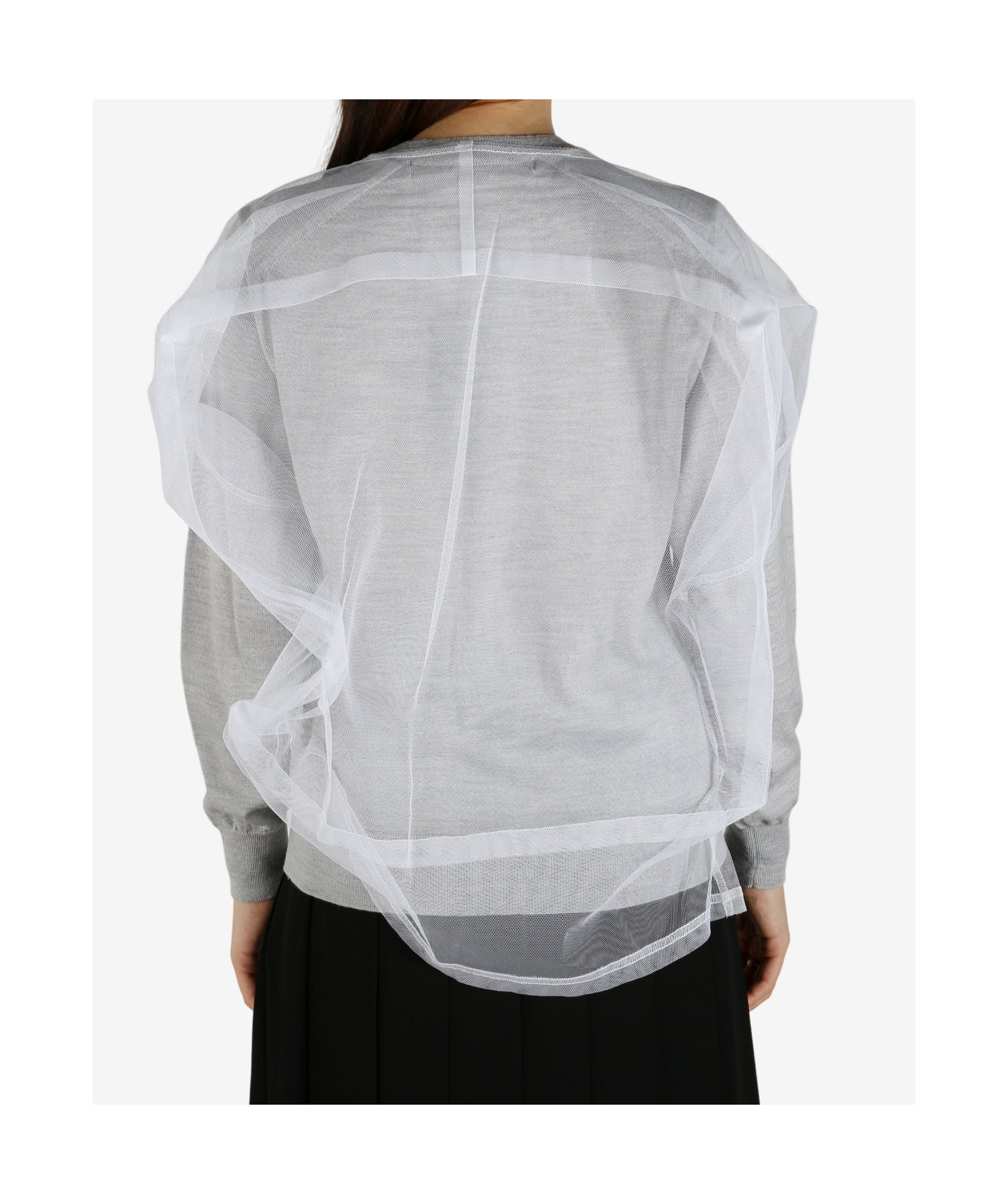 Shop Comme Des Garçons Layered Sweatshirt