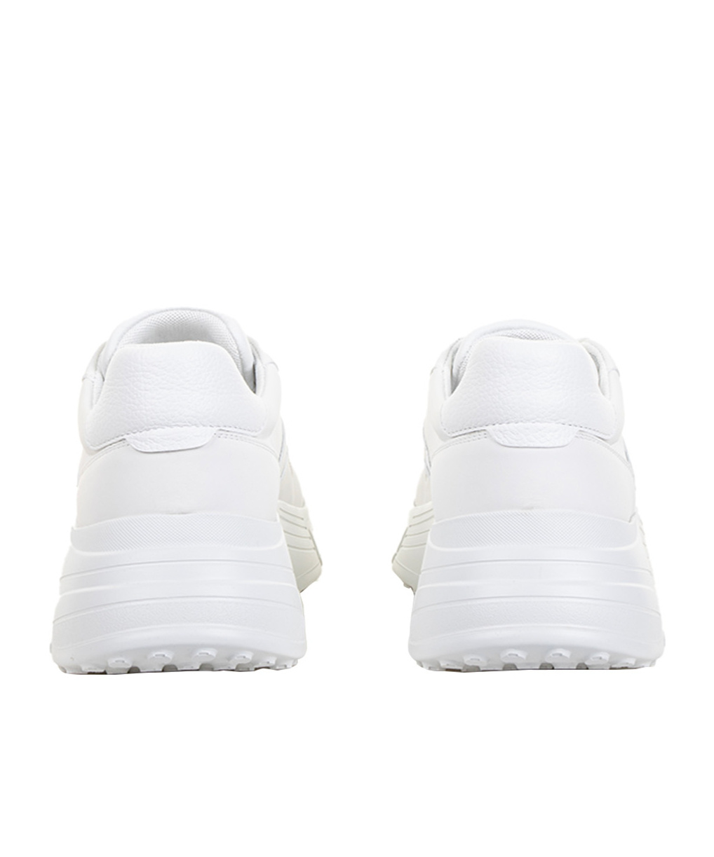 Hogan Hi-fi Round-head Low-cut Casual Shoes In White