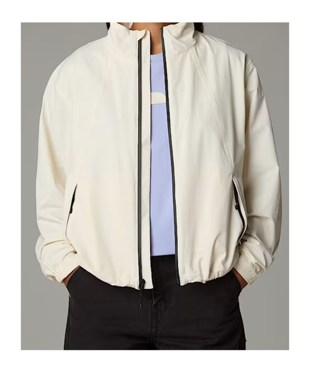 Shop The North Face North Dome Wind Jacket In White