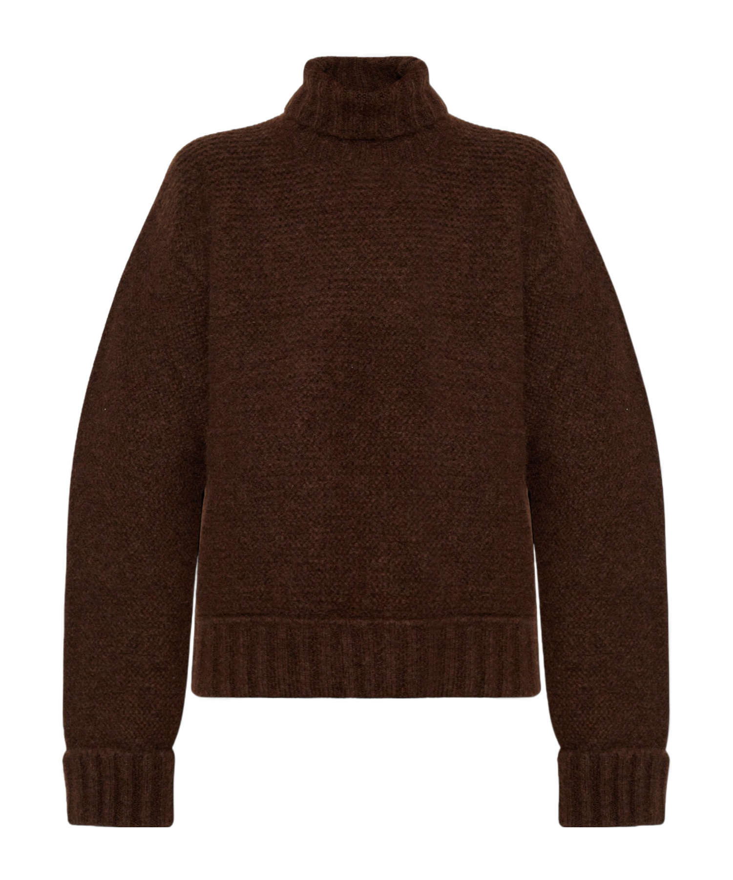 Dsquared2 Dsquared Brown Stretch Alpaca Blend Sweater In Brown
