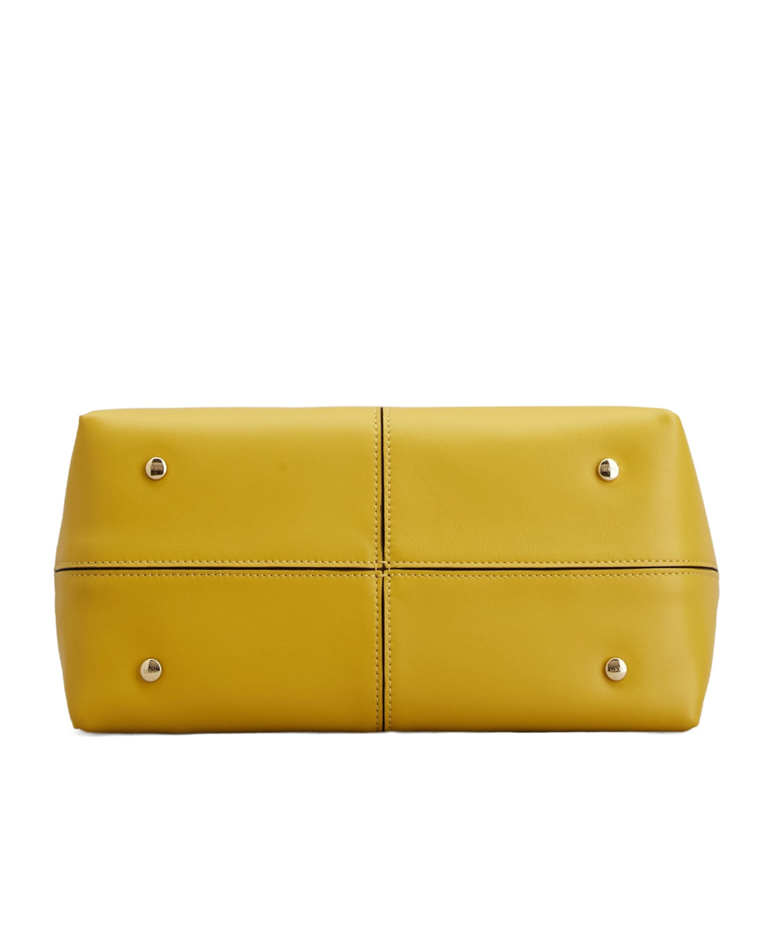 Tod's Small Di Handbag Folio Shoulder Bag In Yellow
