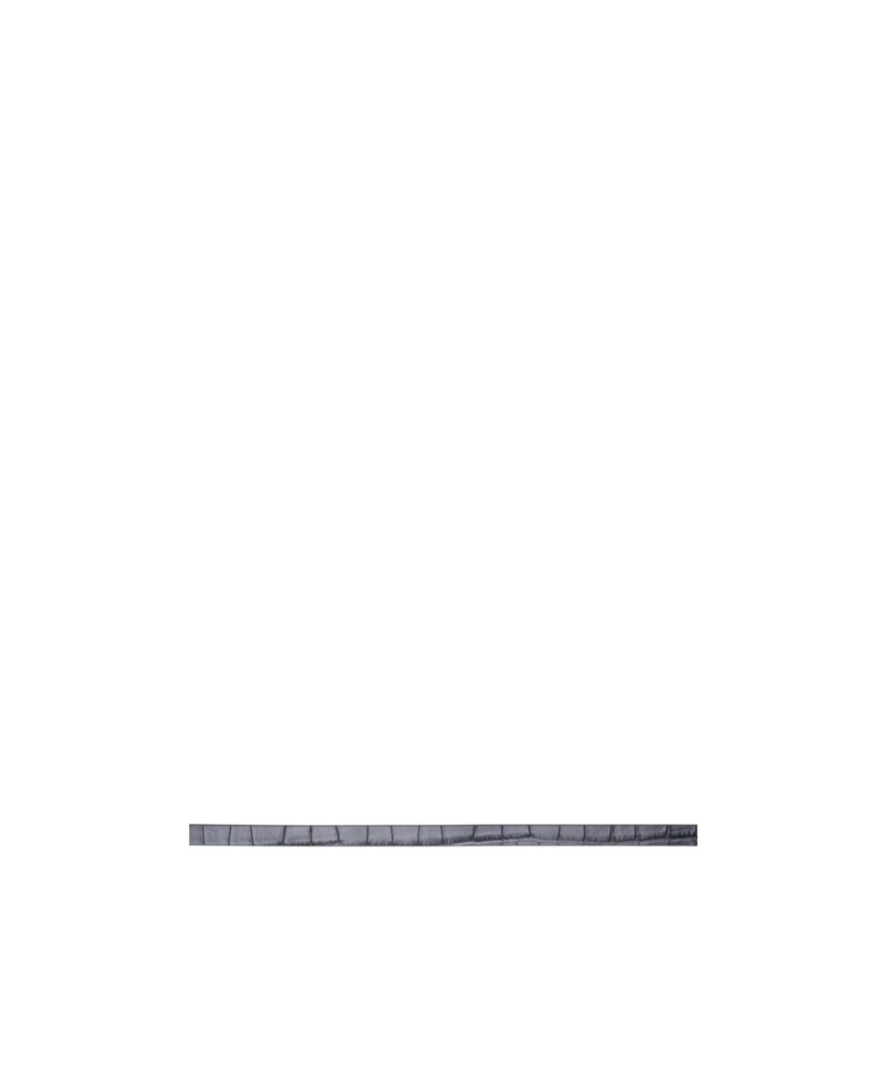 Vivienne Westwood Alex Mini Charm Belt In Gray
