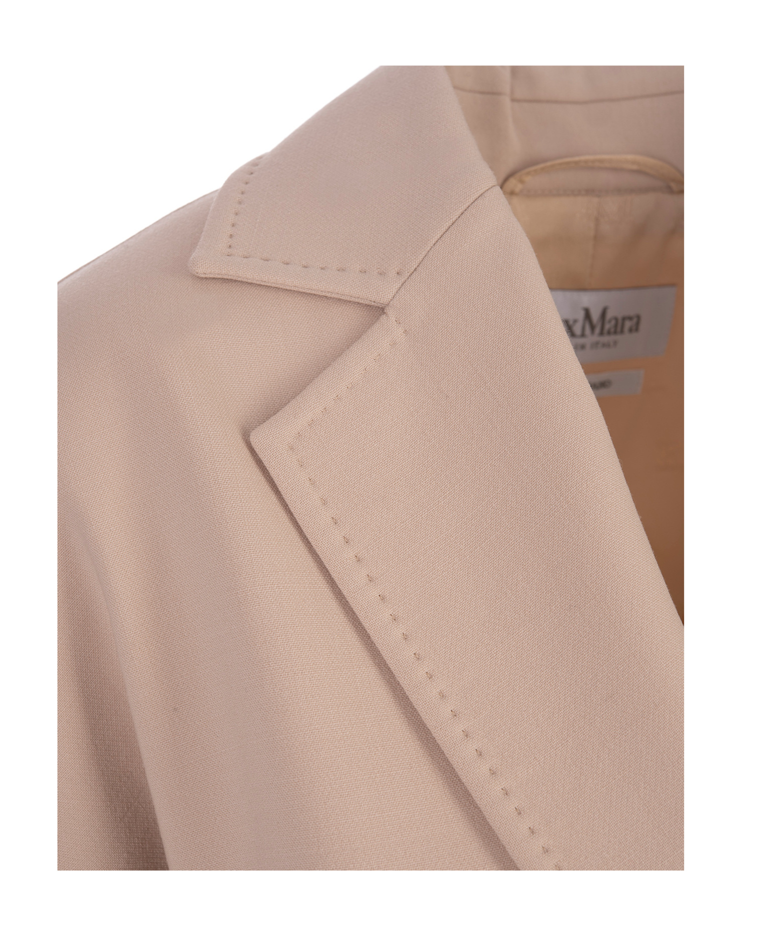 Max Mara Light Cacha Betulla Jacket In Nude