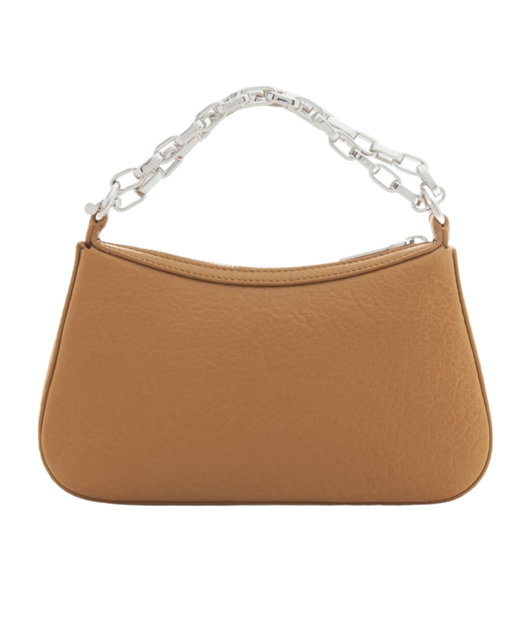 Alexander Mcqueen Mini Lambskin T-bar Shoulder Bag In Brown