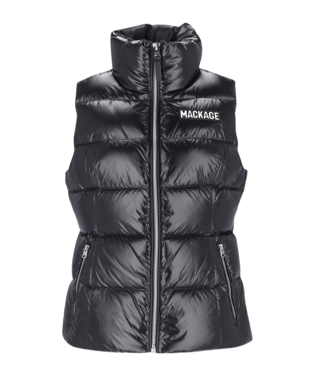 Mackage Logo-patch Padded Gilet In Black
