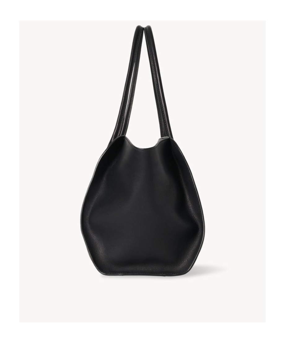 The Row Marlo 14 Leather Bag In Black