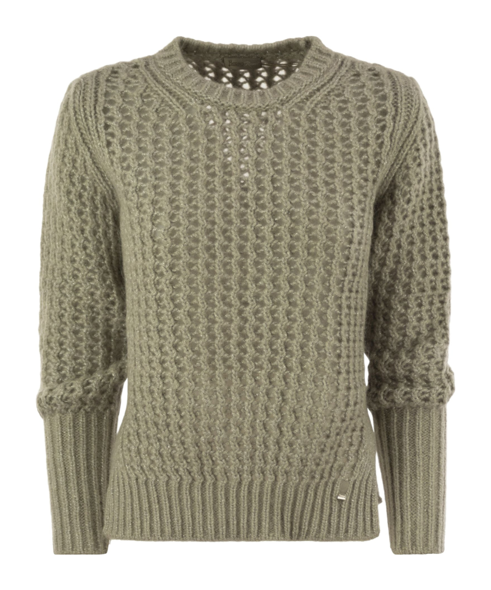 Herno Knitwear In Alpaca And Wool Yarn
