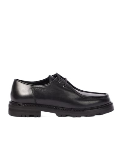 Bode University Leather Loafers In Black