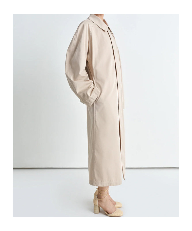 Lemaire Overcoat Compact Cotton Twill