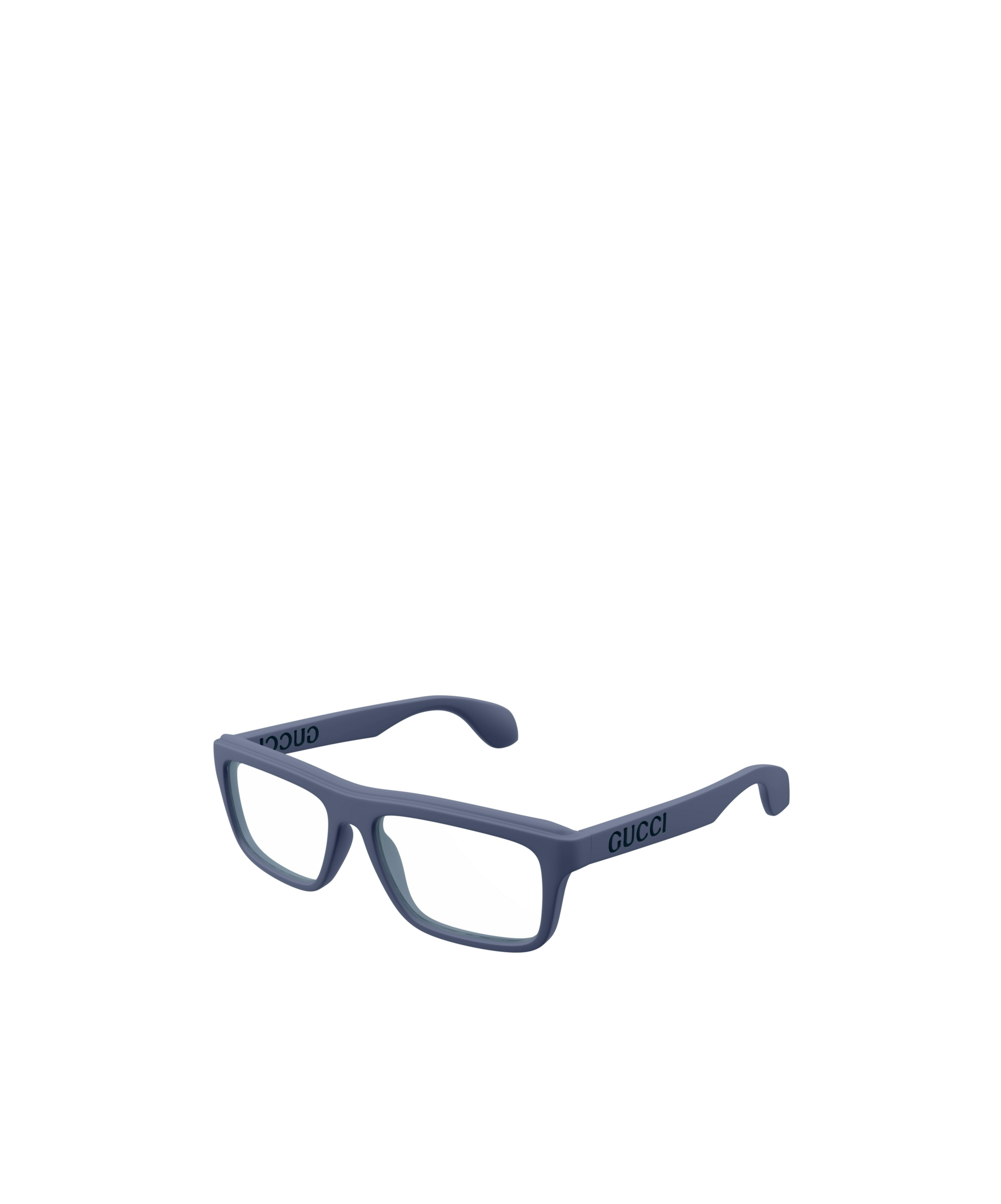 Gucci Eyewear Square Frame Glasses In Blue