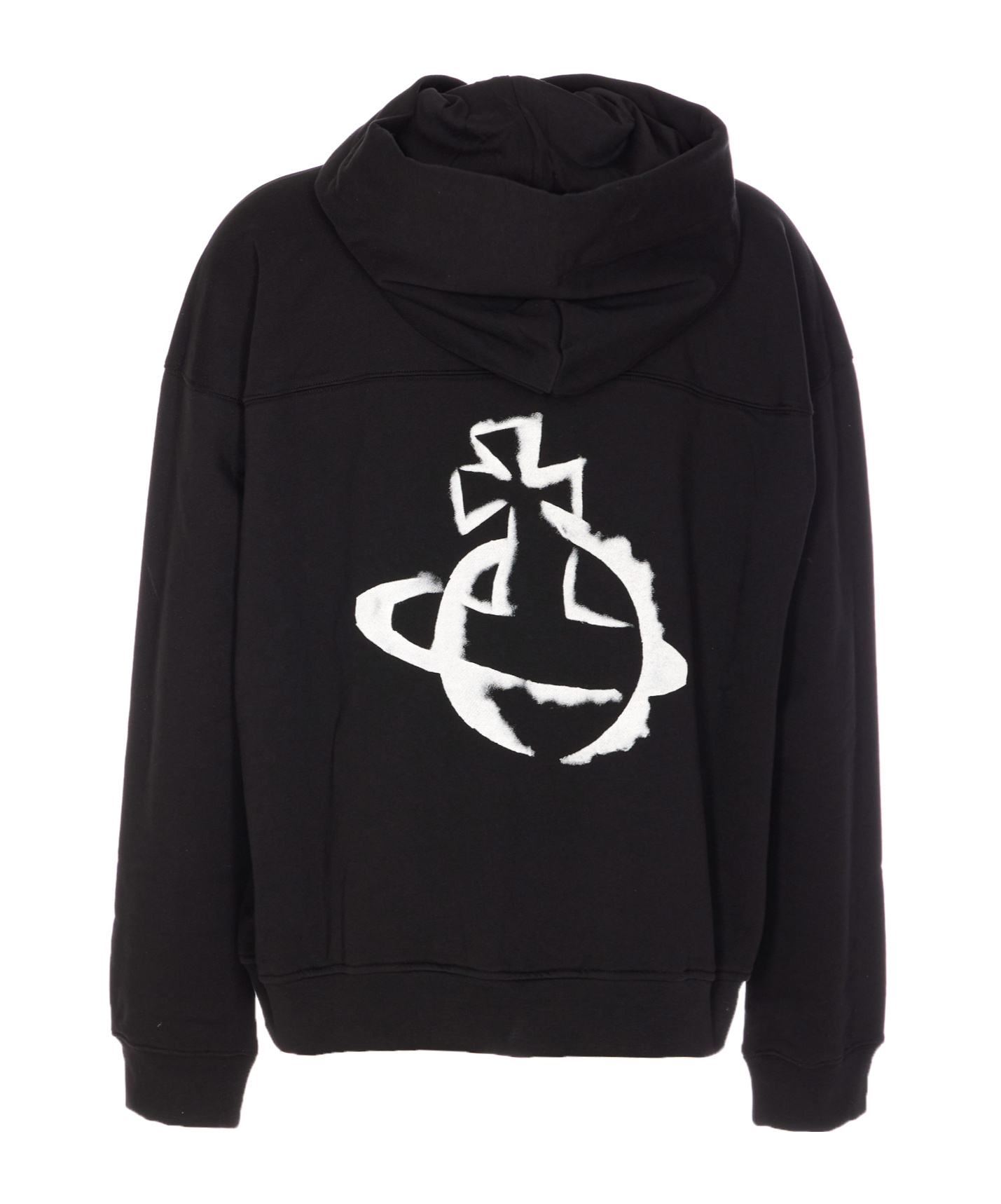 Shop Vivienne Westwood Orb-motif Hoodie In Black