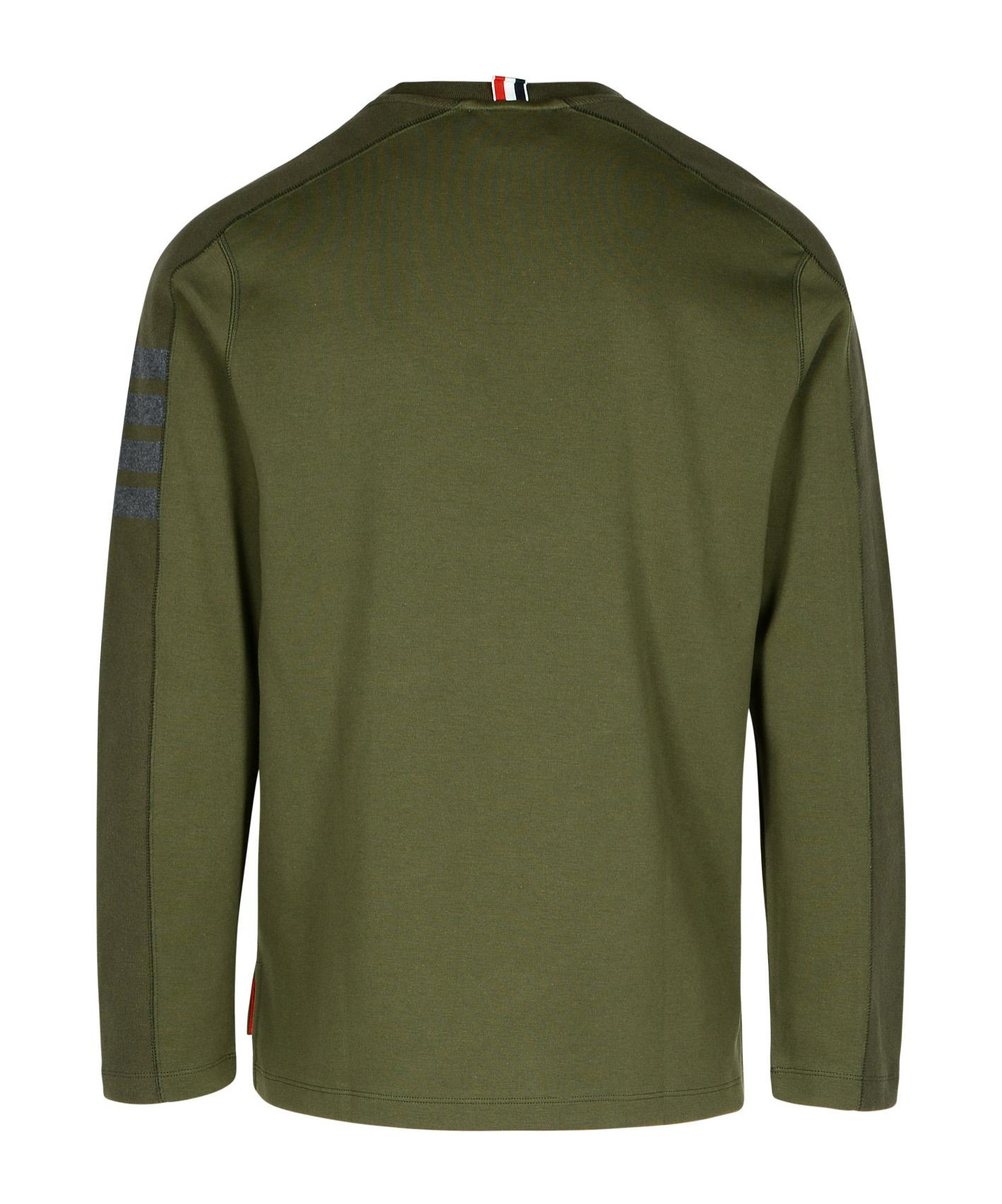 Thom Browne 4-bar Cotton T-shirt In Green