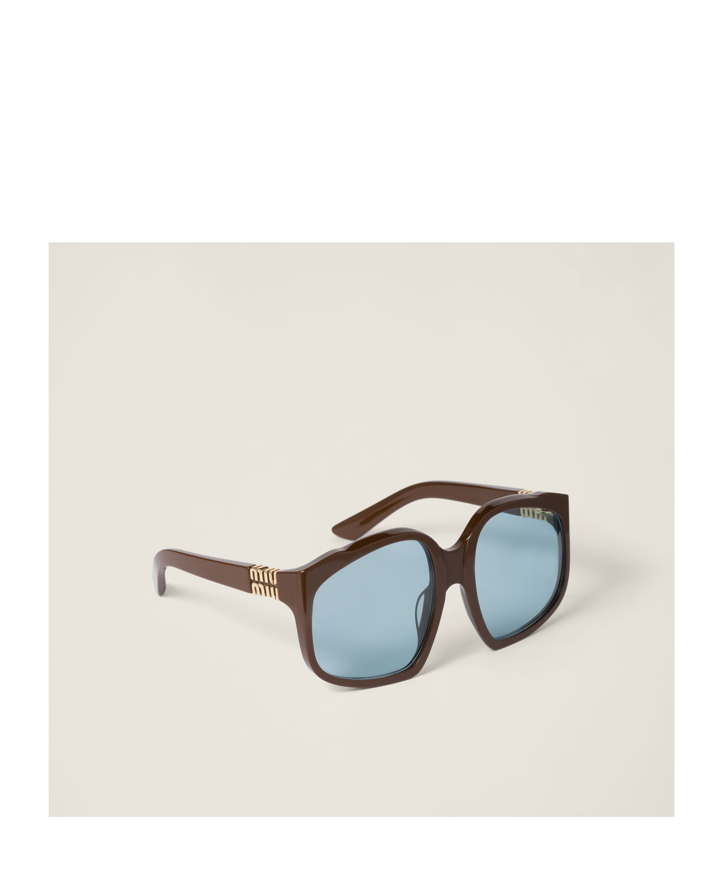 Miu Miu Miu Ombre Sunglasses In Blue