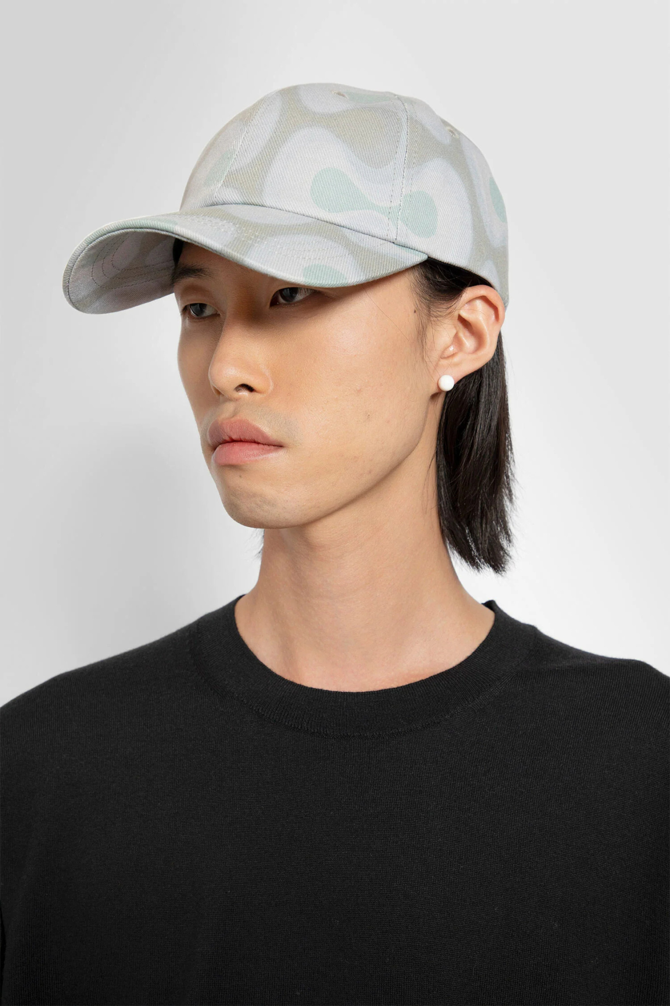 Dries Van Noten Earnail Earrings In White
