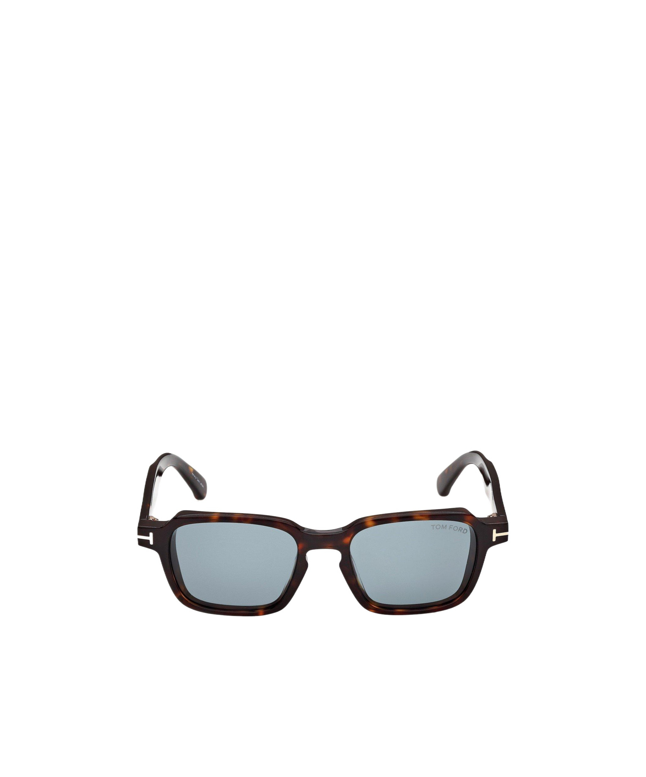 Tom Ford Thick-rimmed Square Sunglasses In Blue