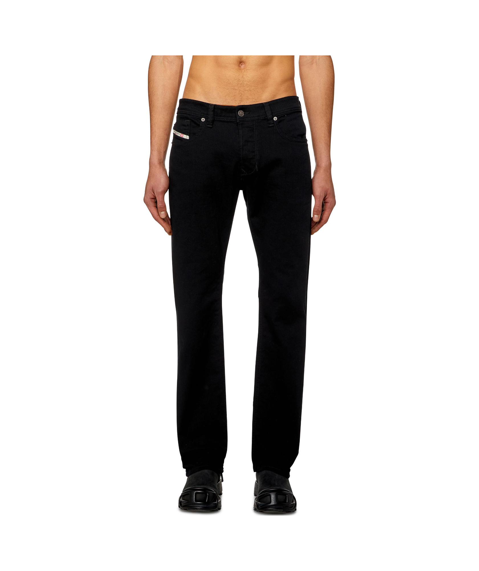 Diesel Larkee Straight Leg Jeans In Black