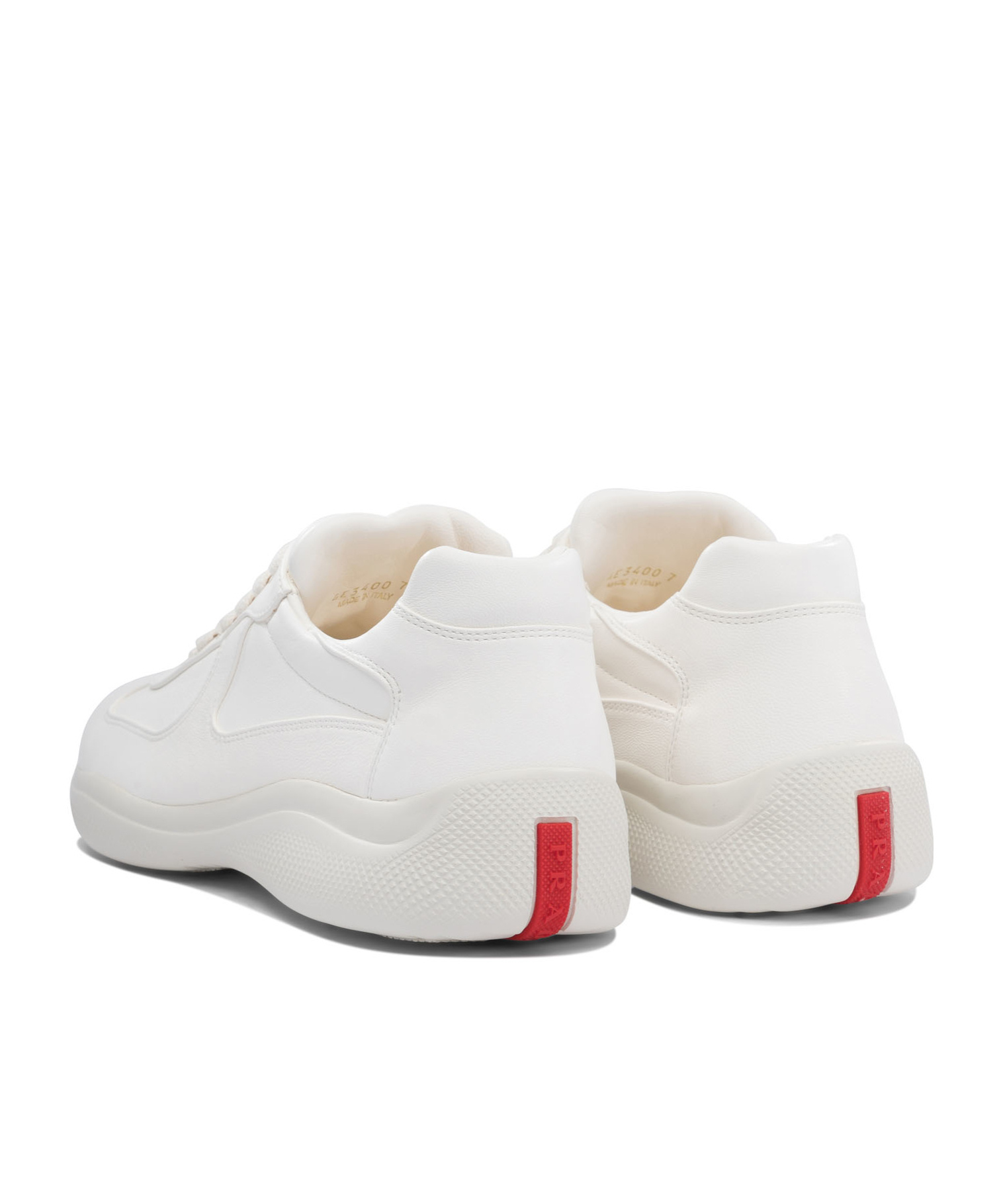 Prada "america's Cup" Sneakers In Nude