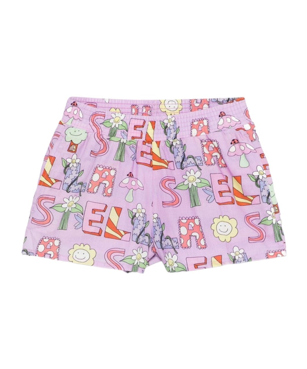 Stella Mccartney Pattern Printed Shorts In Purple