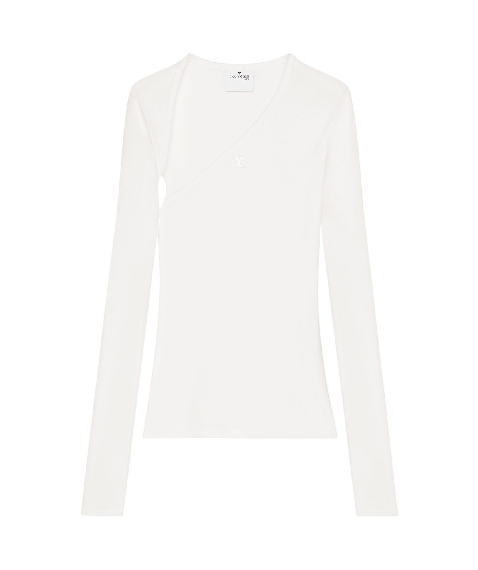 Courrèges Slash T-shirt In White
