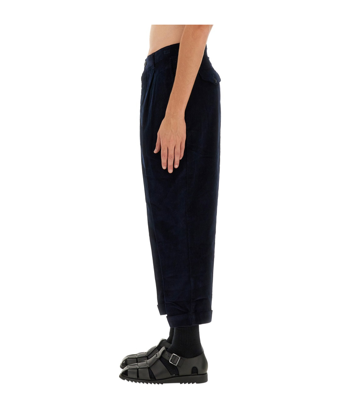 AMI ALEXANDRE MATTIUSSI AMI PARIS CARROT CROPPED PANTS