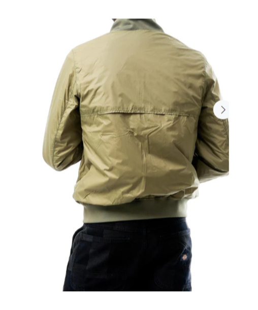 K-way Stand Collar Casual Jacket In Blue