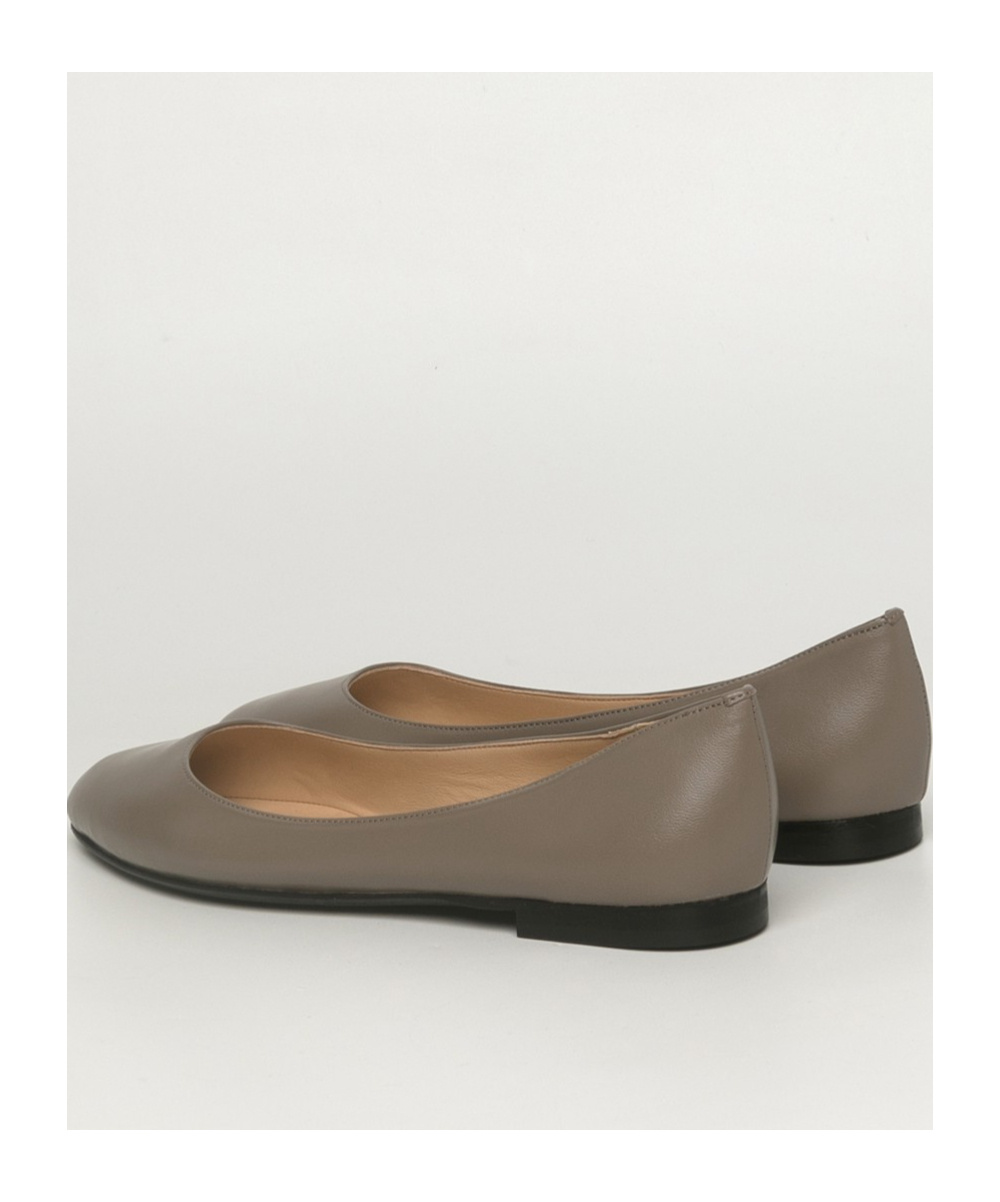 Fabio Rusconi Round Head Ballet Shoes In Green