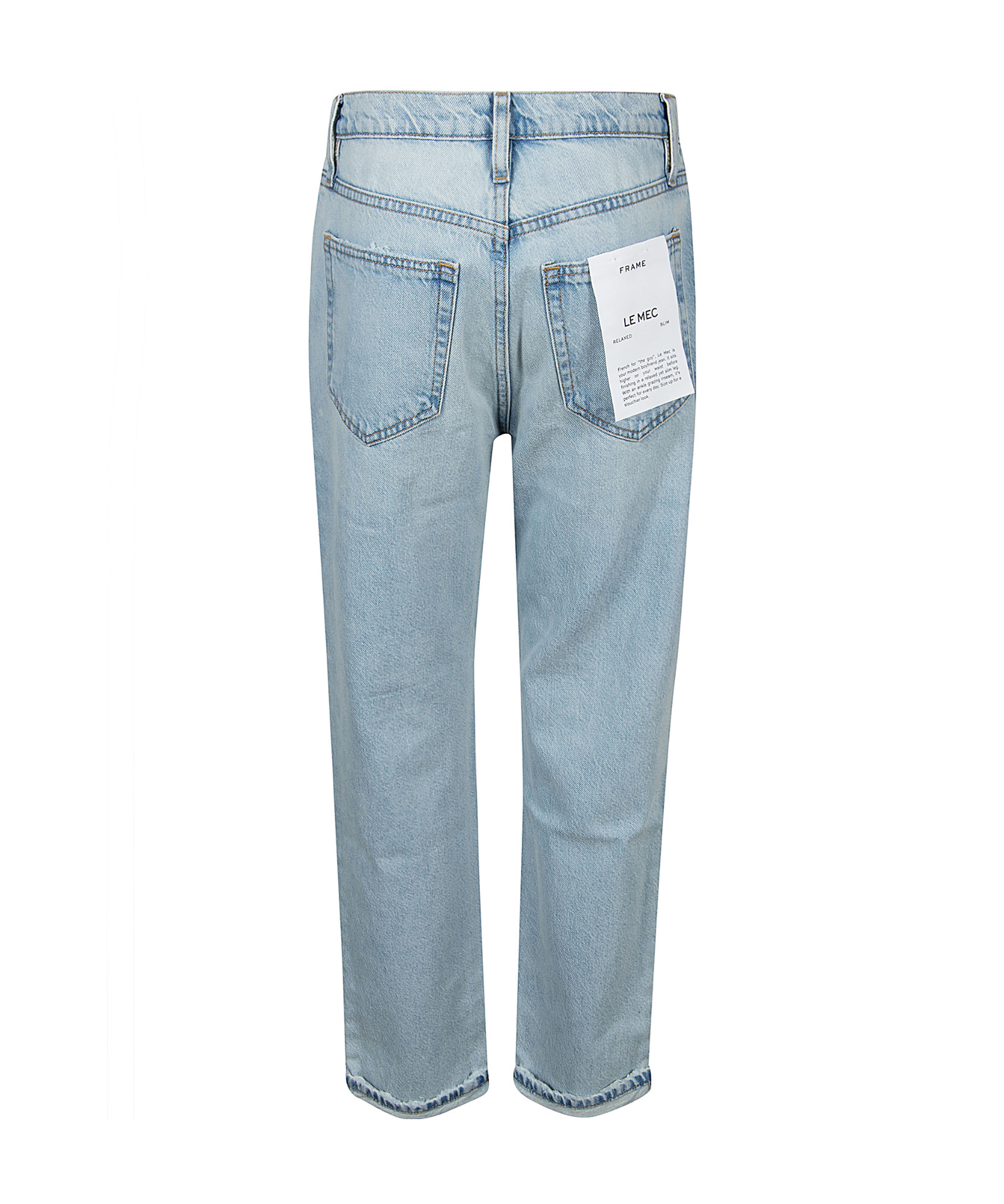 Shop Frame Le Mec Jeans In Blue