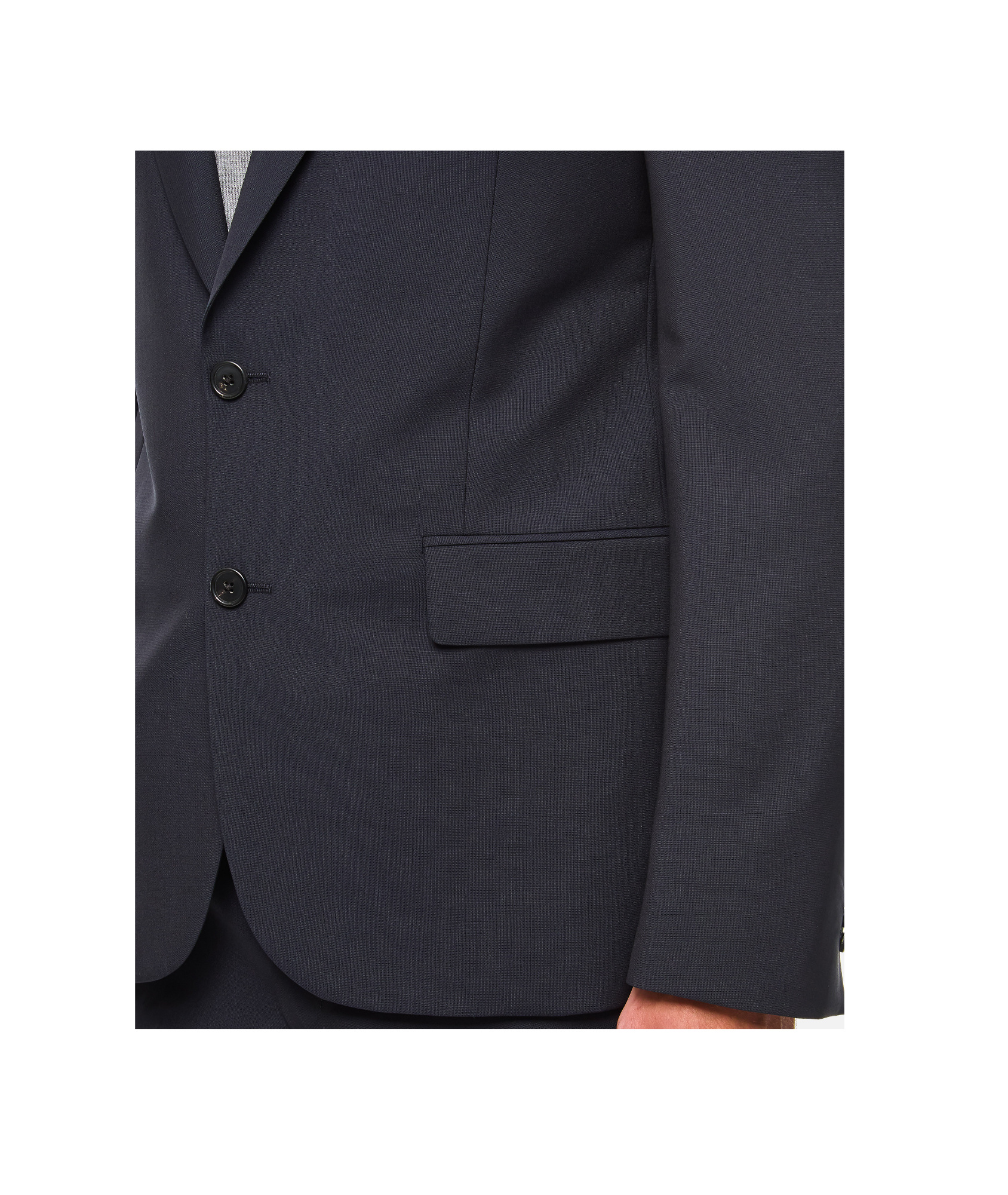 Paul Smith Long-sleeved Suit In Black